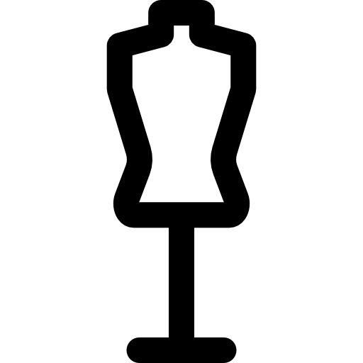 mannequin Curved Lineal icon