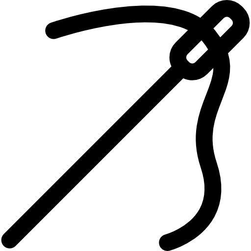 바늘 Curved Lineal icon
