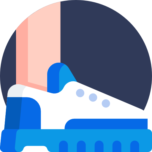 Trainers Detailed Flat Circular Flat icon