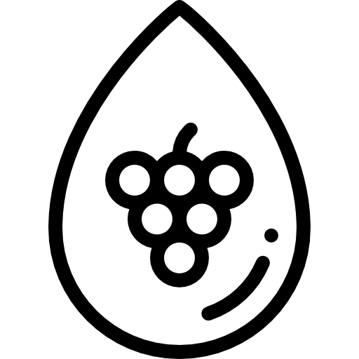 포도주 Detailed Rounded Lineal icon