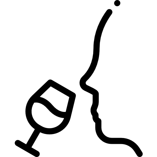 와인 시음 Detailed Rounded Lineal icon