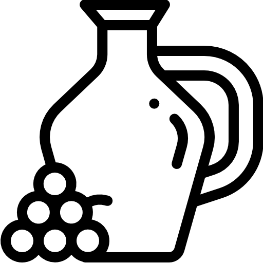 포도주 Detailed Rounded Lineal icon