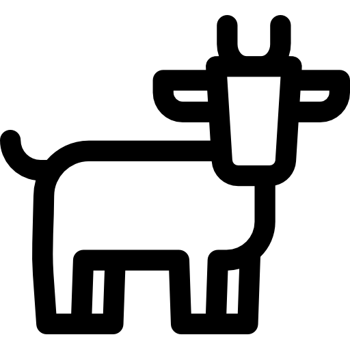 Козел Basic Rounded Lineal иконка