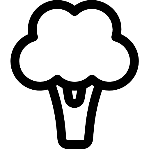 ブロッコリー Basic Rounded Lineal icon