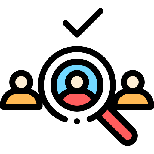 Human resources Detailed Rounded Lineal color icon