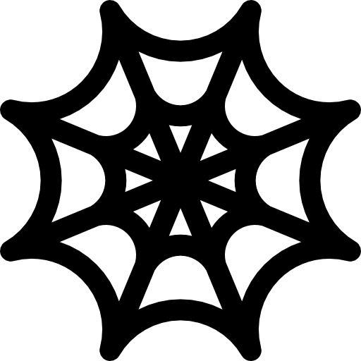 telaraña Basic Rounded Lineal icono