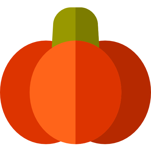 Pumpkin Basic Rounded Flat icon