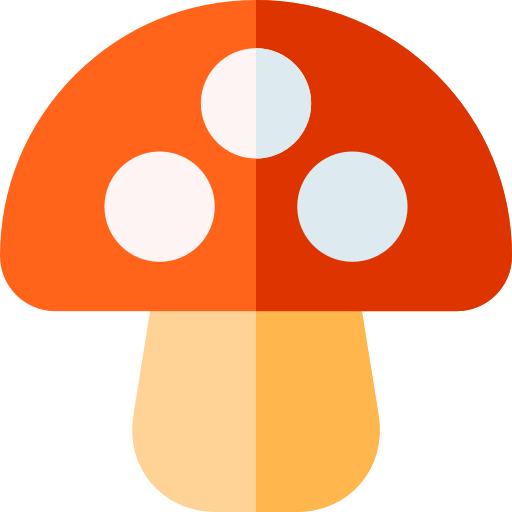 キノコ Basic Rounded Flat icon