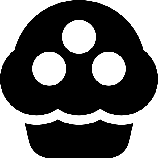 머핀 Basic Rounded Filled icon