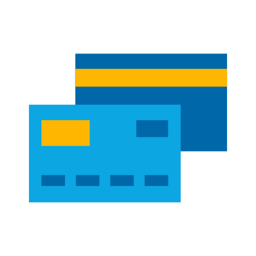 karta kredytowa Generic color fill ikona