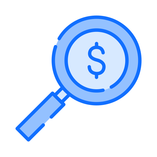 Search money Generic color lineal-color icon