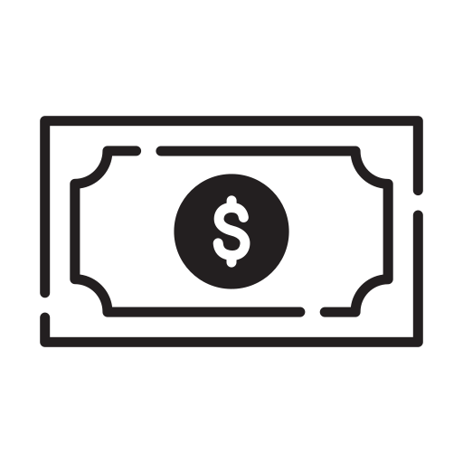 pieniądze Generic black fill ikona