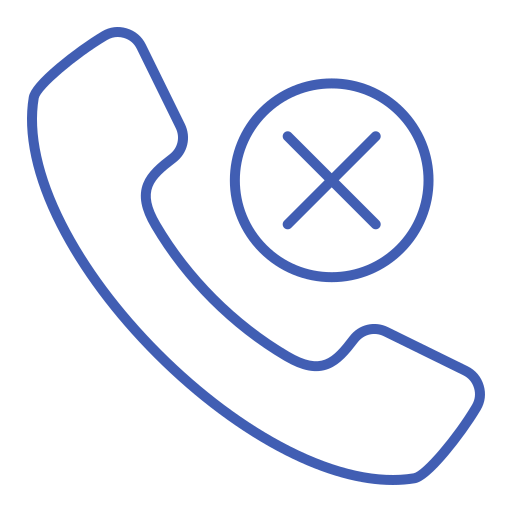 Call missed Generic color outline icon