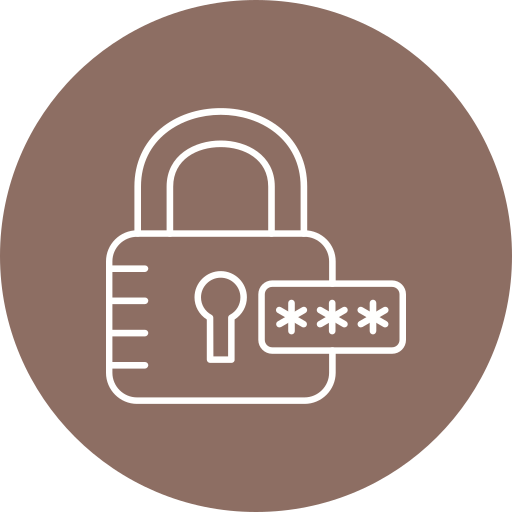 Password key Generic color fill icon