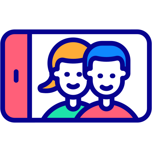 selfie Generic color outline ikona