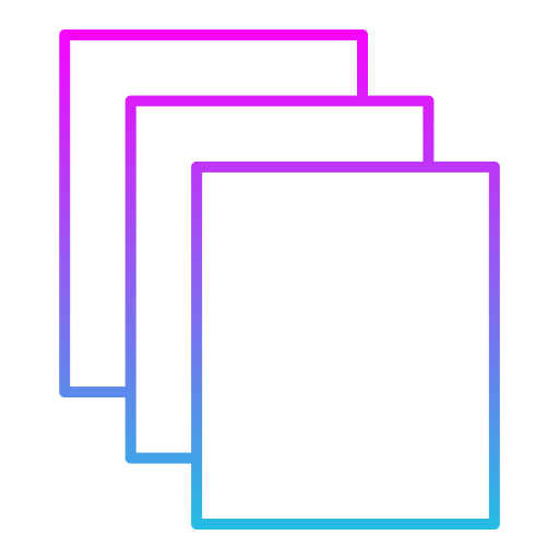 papier Generic gradient outline icoon
