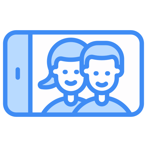 Selfie Generic color lineal-color icon