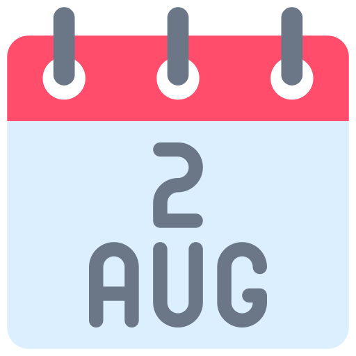 August Generic color fill icon