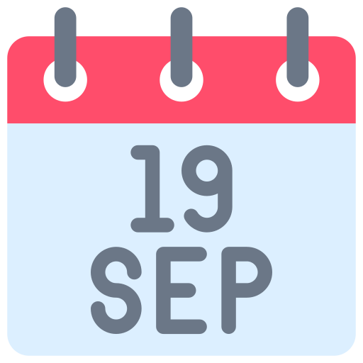 septiembre Generic color fill icono