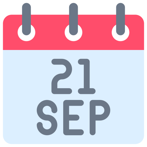 September Generic color fill icon