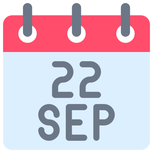 9月 Generic color fill icon