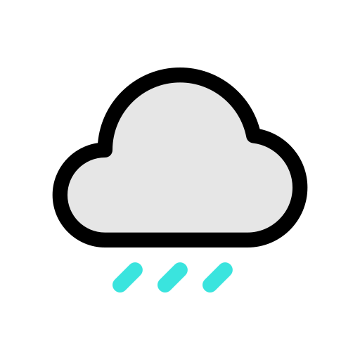 Raining Generic color lineal-color icon