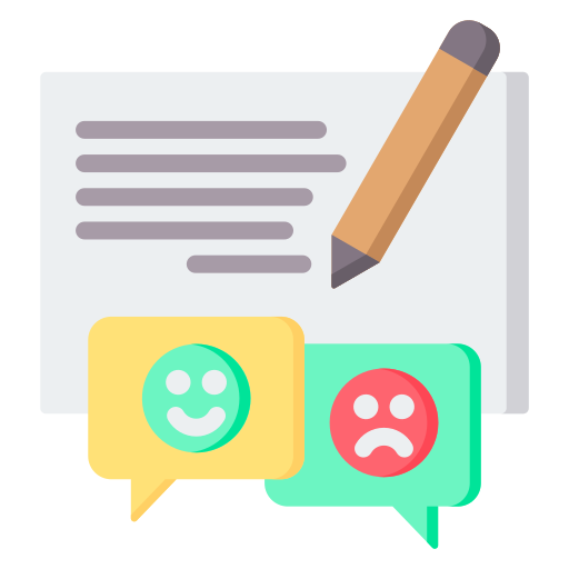 Write review Generic color fill icon