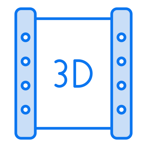3d-film Generic color lineal-color icon