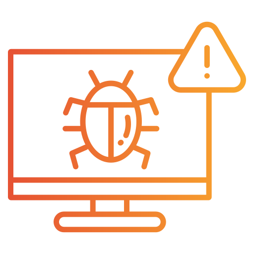 Cyber attack Generic gradient outline icon