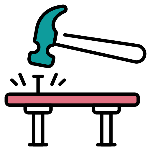 Nail Generic color lineal-color icon