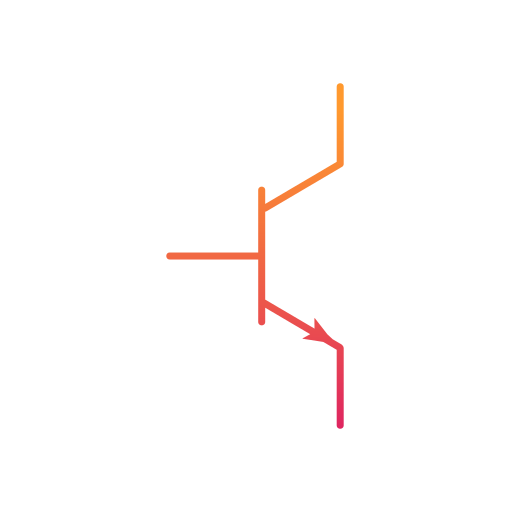 transistor Generic gradient outline icono