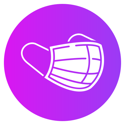 Face mask Generic gradient fill icon