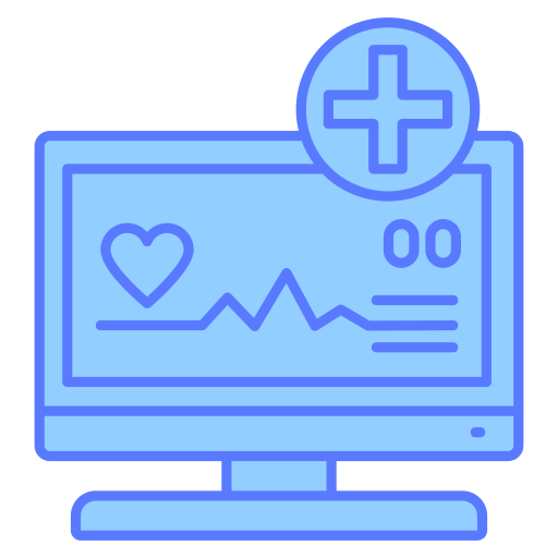 monitor de electrocardiograma Generic color lineal-color icono