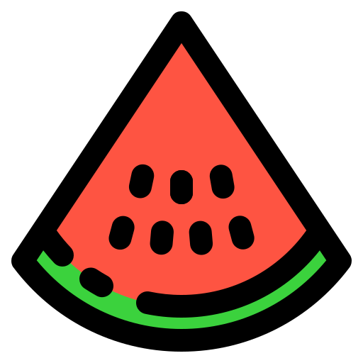 Watermelon slice Generic color lineal-color icon