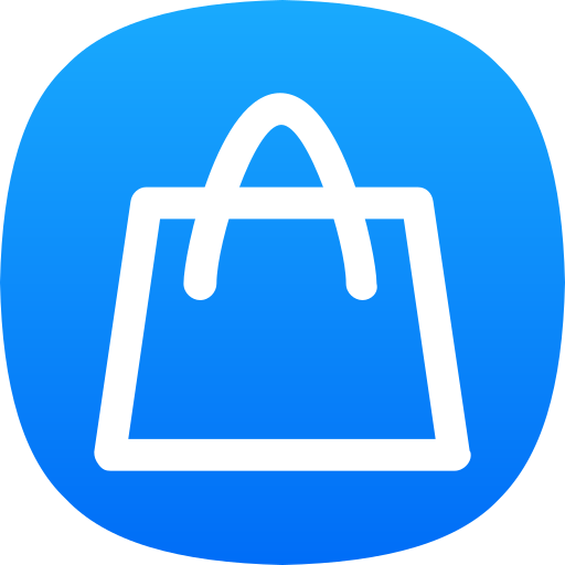 bolsa de la compra Generic gradient fill icono