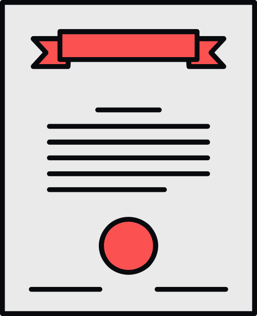 Diploma Generic color lineal-color icon