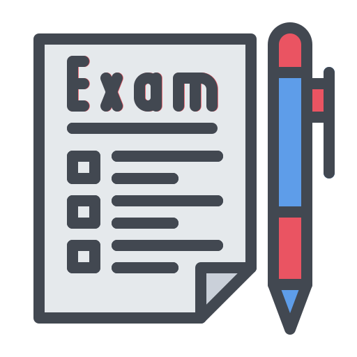 Exam Generic color lineal-color icon