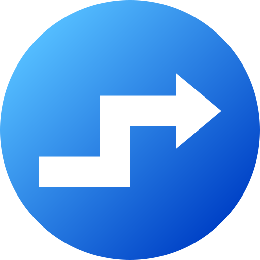 Left arrow Generic gradient fill icon