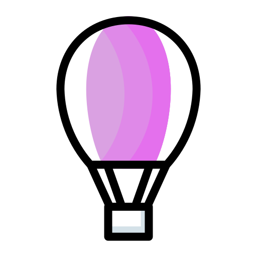 globo aerostático Generic color lineal-color icono