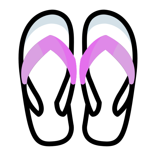 flip-flop Generic color lineal-color icon