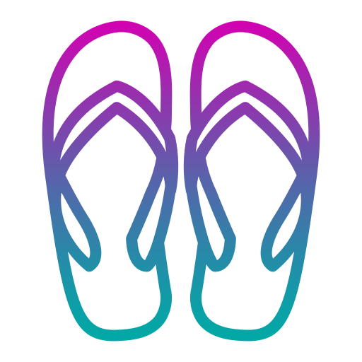 chanclas Generic gradient outline icono