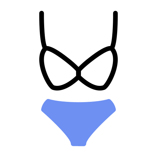bikini Generic color lineal-color icono