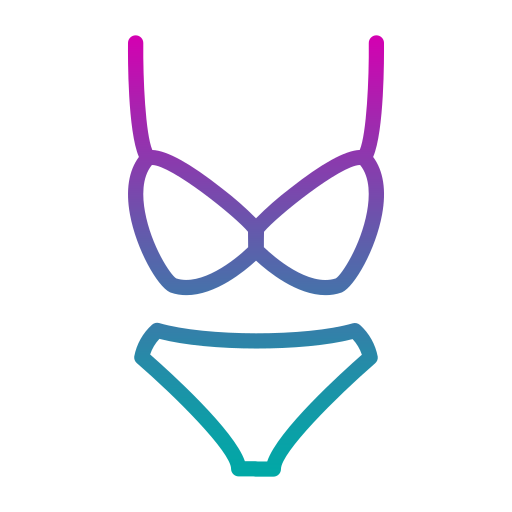 bikini Generic gradient outline icona