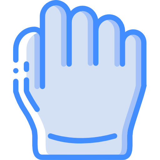 hand Basic Miscellany Blue icoon