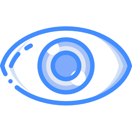 zichtbaarheid Basic Miscellany Blue icoon