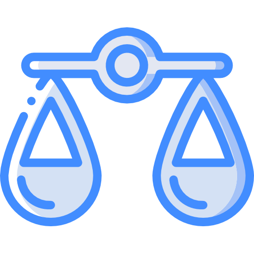 balance Basic Miscellany Blue icon