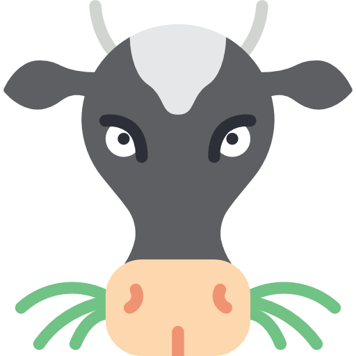 Корова Basic Miscellany Flat иконка