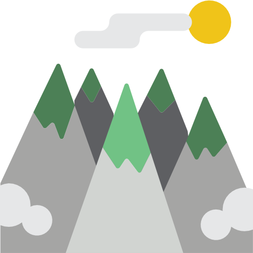 Mountain Basic Miscellany Flat icon