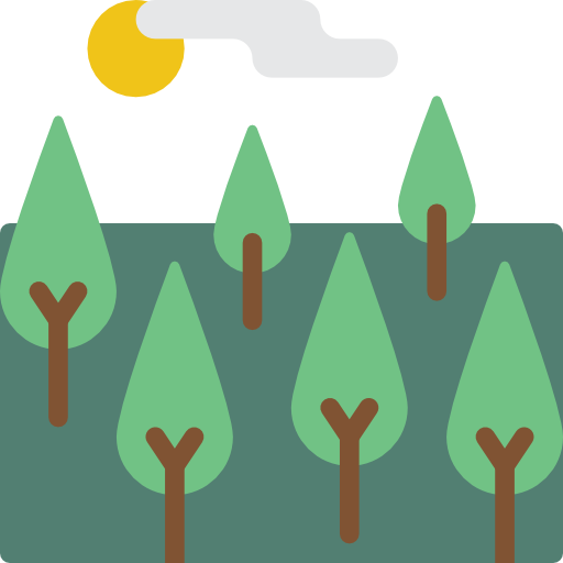 숲 Basic Miscellany Flat icon