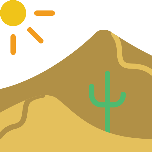 deserto Basic Miscellany Flat Ícone